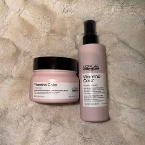 L'Oreal Vitamino Color Hair Care Duo in Soft Pink